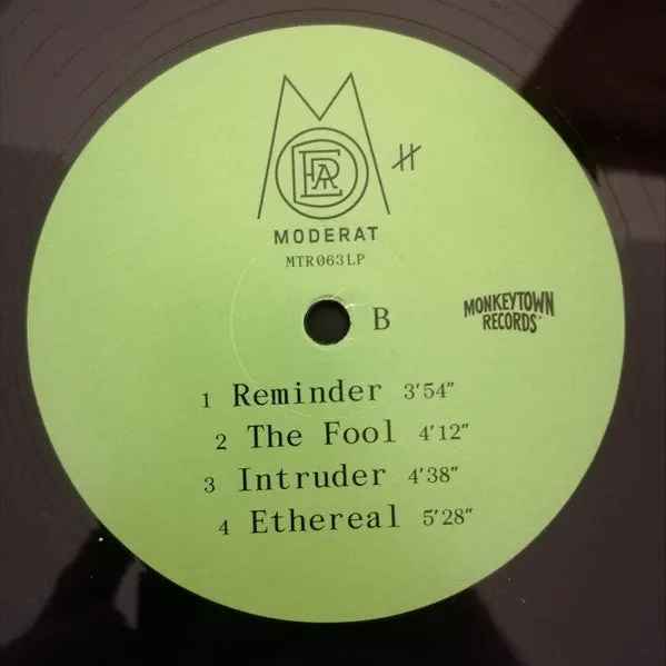 Moderat III LP vinile album 2016 techno Mint