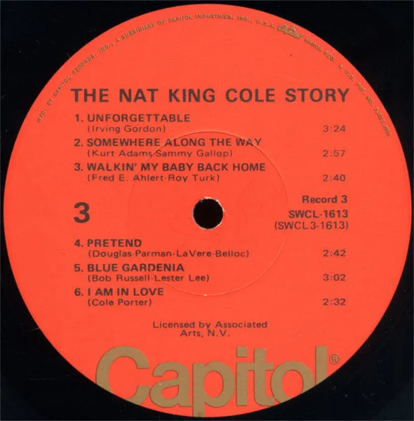 Nat King Cole Story cofanetto 3xLP box set NM
