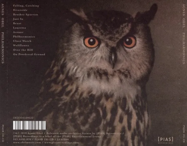 Agnes Obel Philharmonics CD album folk
