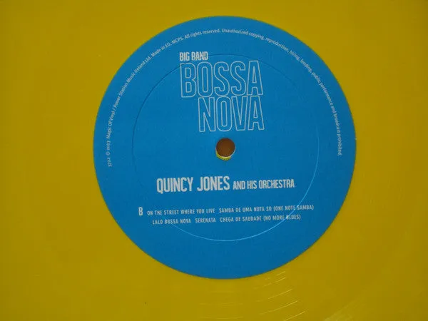 Quincy Jones Big Band Bossa Nova LP giallo 180g 2023