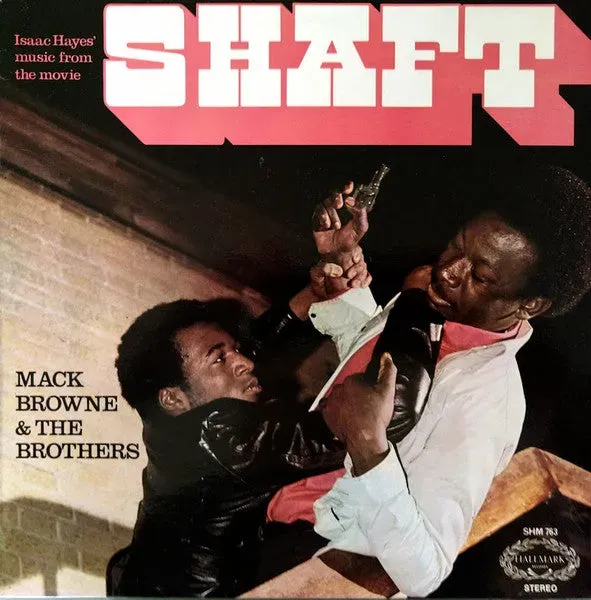 Mack Browne Shaft Music From Movie LP VG+ soul