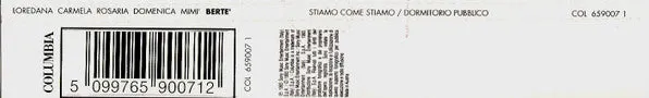 Bertè Martini Stiamo Come Stiamo CD singolo VG+