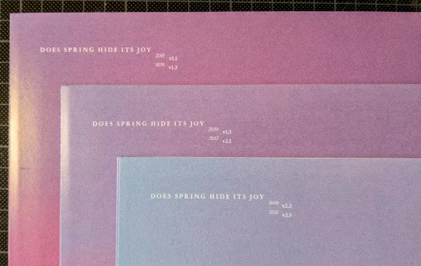Kali Malone Does Spring Hide Its Joy 3xLP vinile album