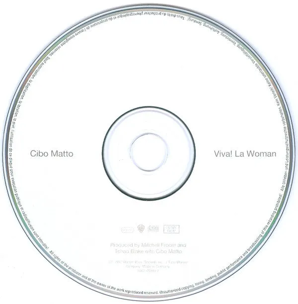 Cibo Matto Viva! La Woman CD album NM