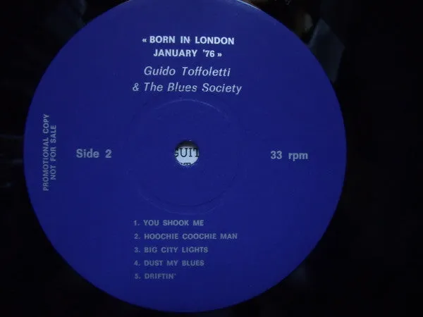 Guido Toffoletti Born In London January '76 LP promo