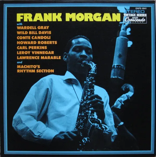 Frank Morgan Frank Morgan LP Vinile Jazz US 1977 Near Mint