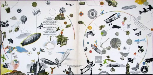 Led Zeppelin III LP vinile ristampa 1977 gatefold NM