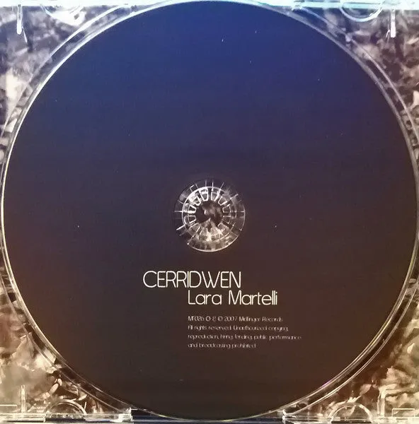 Lara Martelli Cerridwen CD usato VG indie elettronico
