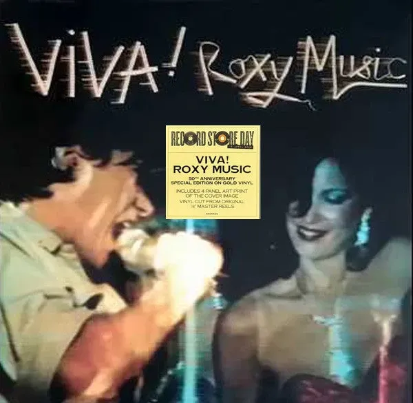 Roxy Music Viva! Vinile oro 50° anniversario LP