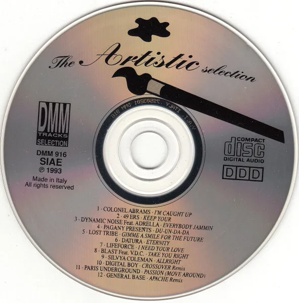 Various The Artistic Selection CD compilation dance 1993 VG+
