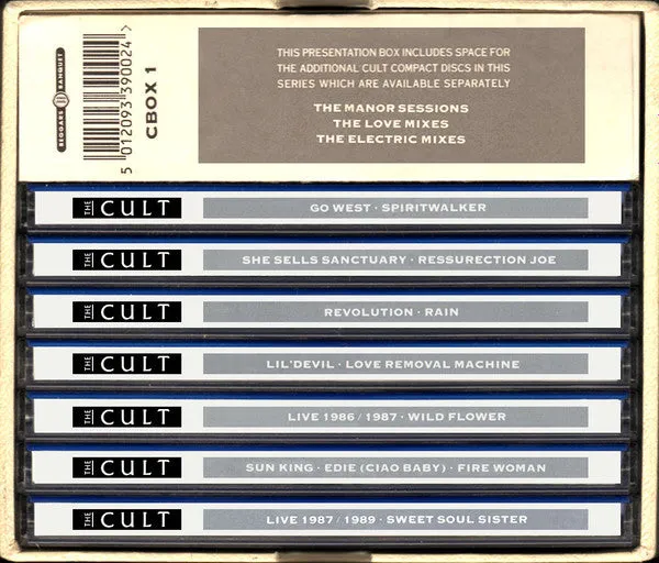 The Cult Singles Collection 1984-1990 box 7 CD limitata