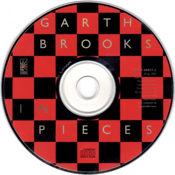 Garth Brooks In Pieces CD album country 1993