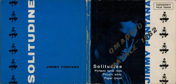Jimmy Fontana Solitudine 7" EP promo gatefold VG+