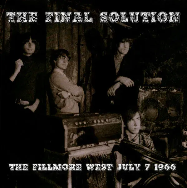 The Final Solution Fillmore West 1966 LP psych bootleg