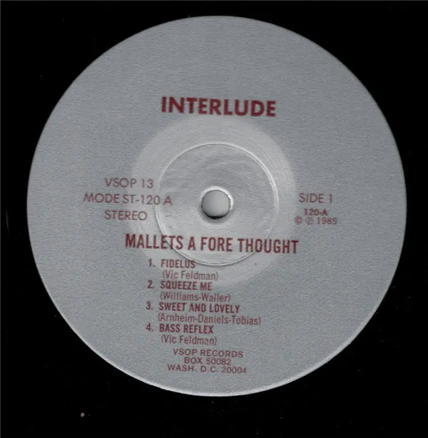 Vic Feldman Mallets A Fore Thought vinile LP ristampa
