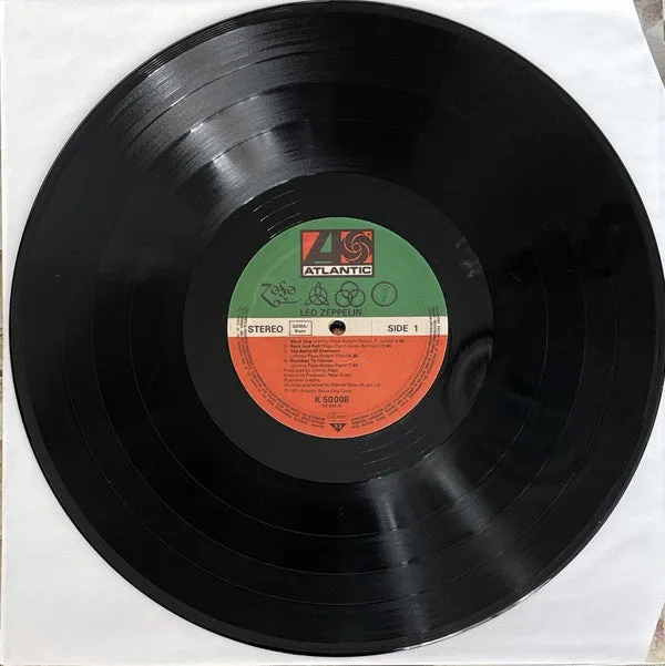 Led Zeppelin Untitled IV LP vinile chrome usato VG+