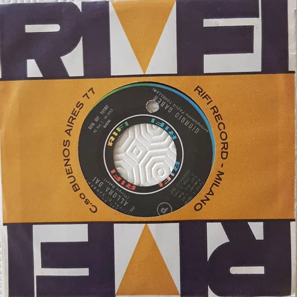 Giorgio Gaber E Allora Dai 45 giri 7" 1967