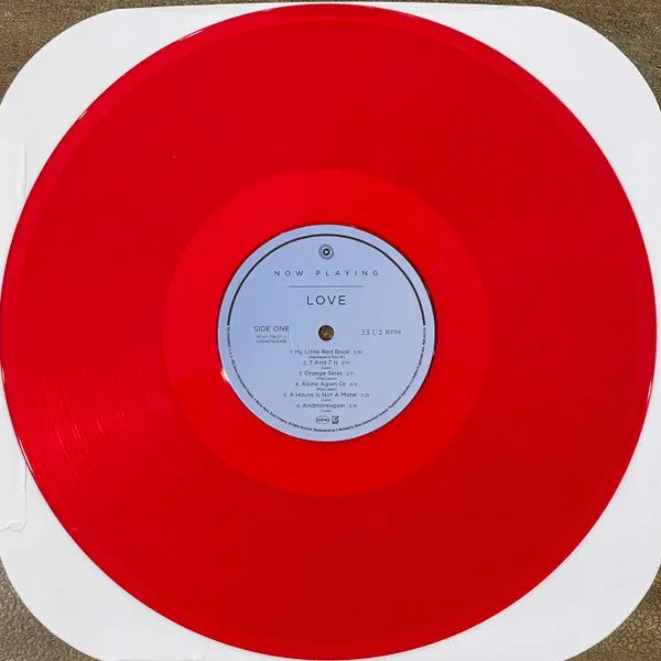 Love Now Playing vinile LP rosso compilation