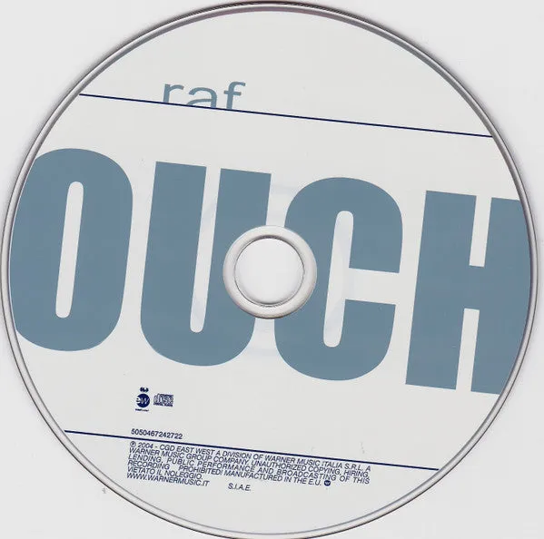 Raf Ouch CD album 2004 ballad pop italiano