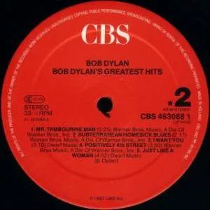 Bob Dylan Greatest Hits vinile LP Olanda blues rock