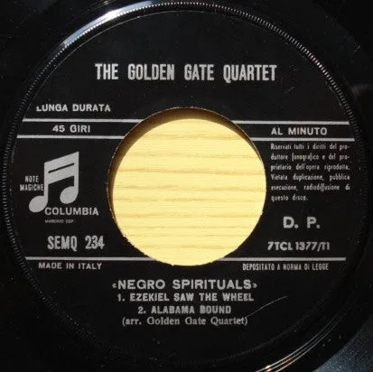 Golden Gate Quartet Negro Spirituals 7" EP gospel '67