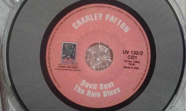 Charley Patton Devil Sent The Rain Blues doppio CD usato NM delta blues
