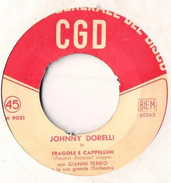 Johnny Dorelli Fantastica 7" 45 giri CGD 1958