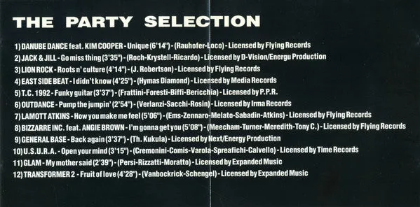 Various The Party Selection CD compilation mixato house