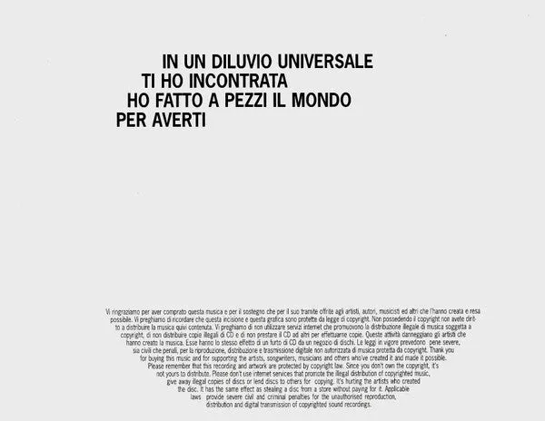 Stadio Diluvio Universale CD album pop rock 2009