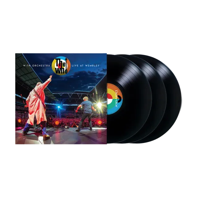 Polydor The Who With Orchestra Live at Wembley 3LP live rock