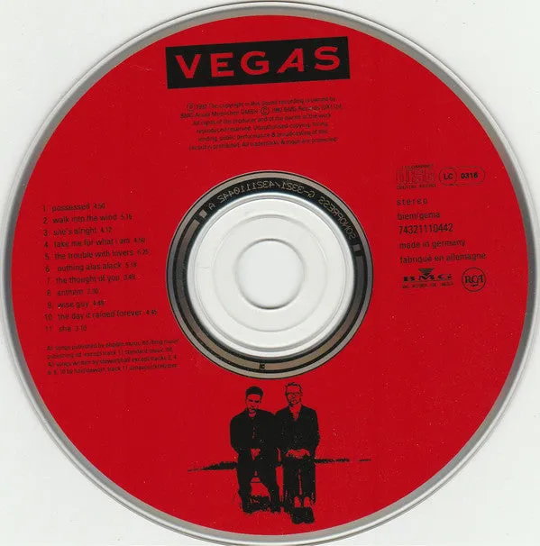 Vegas Vegas CD album synth-pop condizioni NM