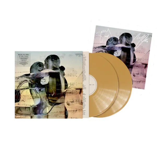 Snow Patrol Eyes Open 20 Year Anniversary doppio vinile oro 2LP