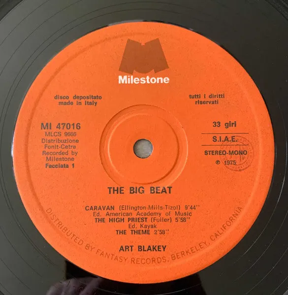 Art Blakey Max Roach The Big Beat doppio vinile 2xLP gatefold