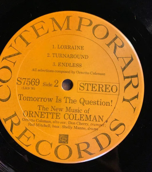 Ornette Coleman Tomorrow Is The Question vinile LP free jazz