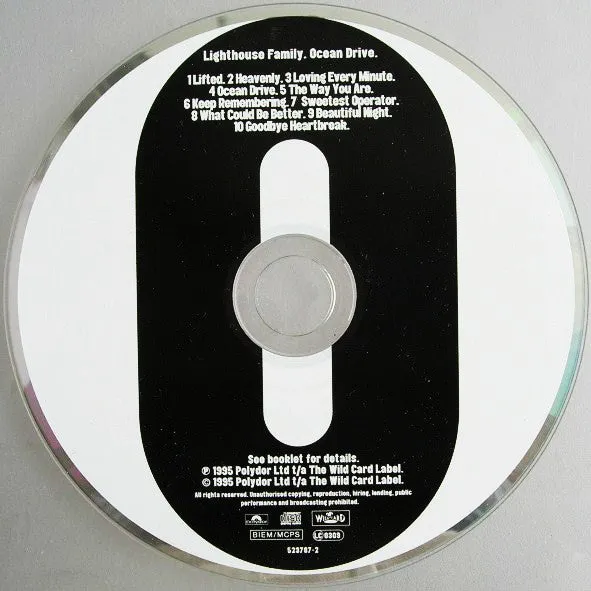 Lighthouse Family Ocean Drive CD album 1995