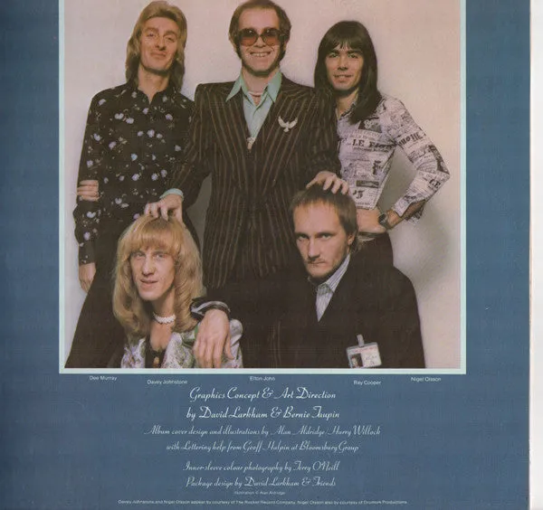 Elton John Captain Fantastic LP usato VG+ gatefold
