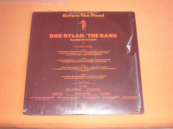 Bob Dylan Band Before The Flood 2xLP vinile gatefold