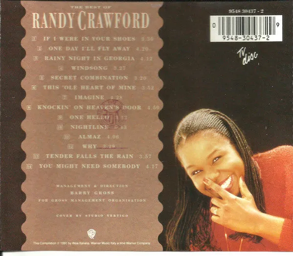 Randy Crawford The Best Of Randy Crawford CD compilation soul