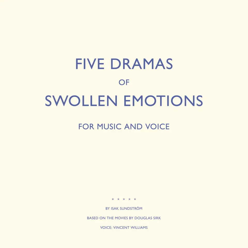 Black Sweat Records Isak Sundström Five Dramas vinile spoken word