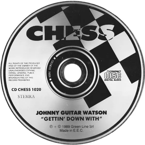 Johnny Guitar Watson Gettin' Down With CD ristampa soul-jazz