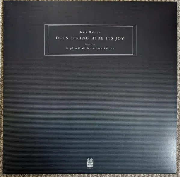 Kali Malone Does Spring Hide Its Joy 3xLP vinile album