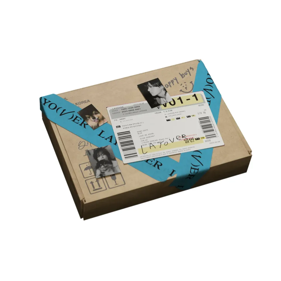 Polydor Records Layover Version 02 CD box set V BTS fotolibro