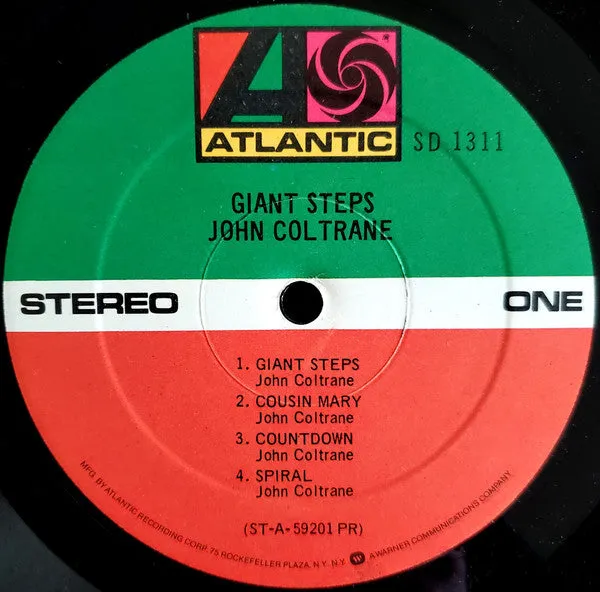 John Coltrane Giant Steps LP ristampa PR US