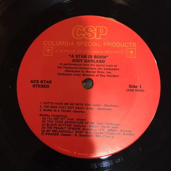Judy Garland A Star Is Born LP ristampa 1976 usato NM