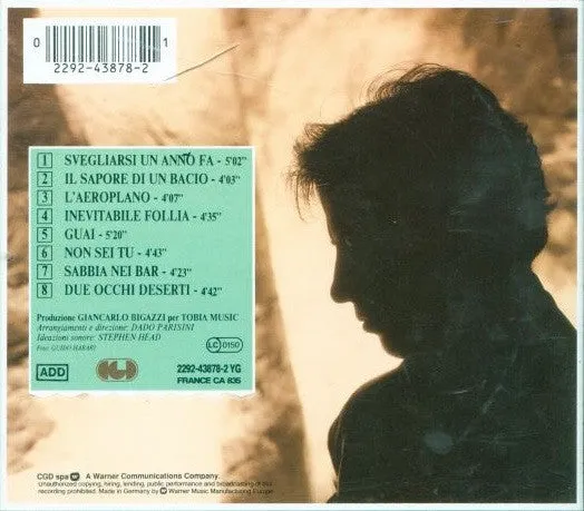 Raf Svegliarsi Un Anno Fa CD ristampa europop NM