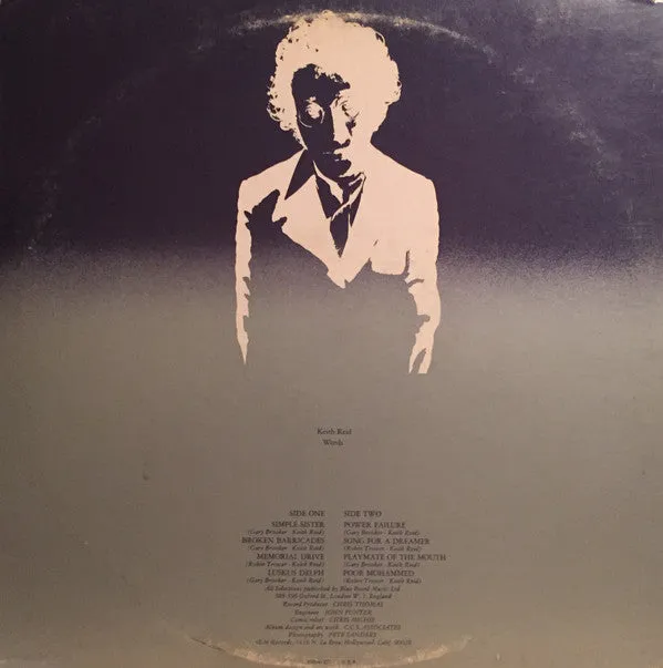 Procol Harum Broken Barricades LP vinile prog rock 1971