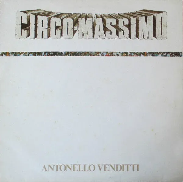 Antonello Venditti Circo Massimo LP vinile 1983 VG+