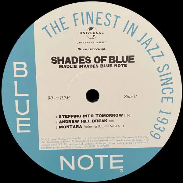 Madlib Shades of Blue doppio LP 180g nuovo