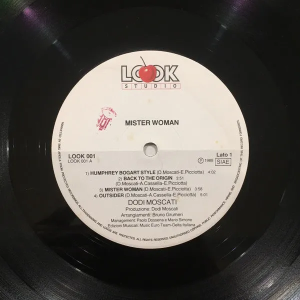 Dodi Moscati Mister Woman vinile LP album 1988 NM