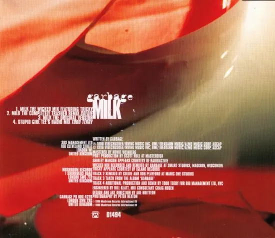 Garbage Milk Wicked Mix CD singolo CD1 VG+